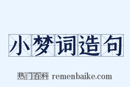 小梦词造句是什么意思的图片